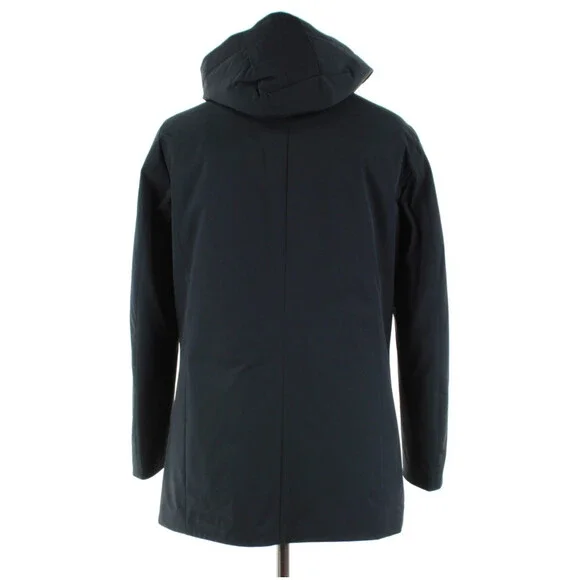 Cardinal of Canada NWT Nylon Blend Down Hooded Jacket Size Large US In Blue